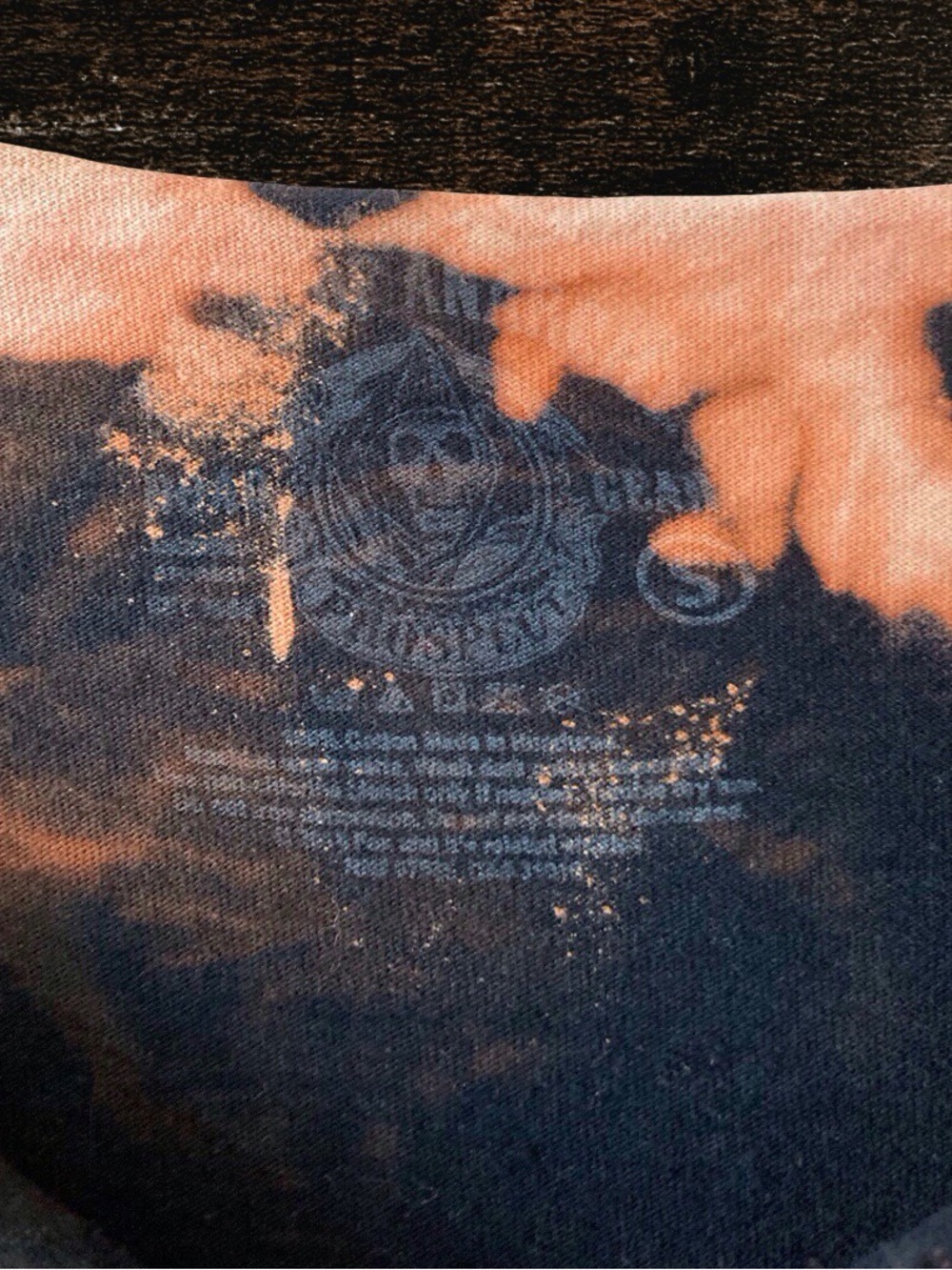 Upcycled Sons of Anarchy Bleach-Dyed Fringe Tank Small - Picture 5 of 10